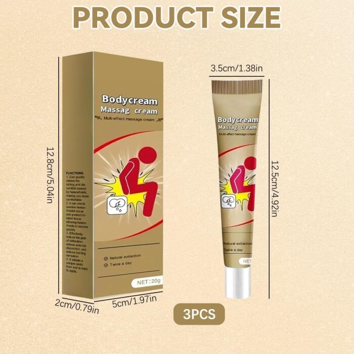 SADOER Body Cream Ointment Hemorrhoids Cream 3PCS